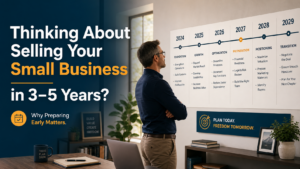 Thinking About Selling Your Small Business in 3–5 Years? Why Preparing Early Matters